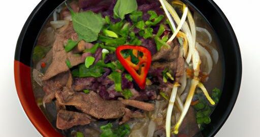 Phở bo vietnamese beef noodle soup