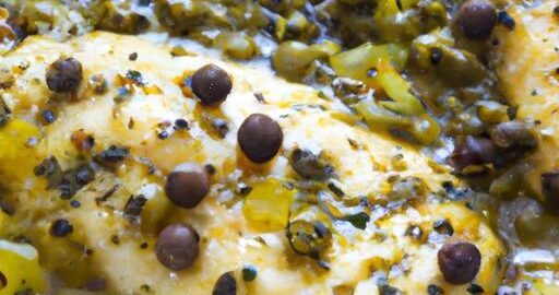 Kuřecí piccata s kapary