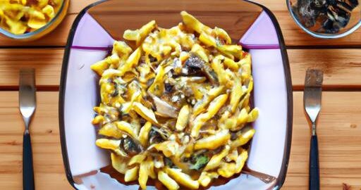 Veganské těstoviny s pestemürníkem