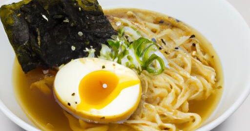 Ramen s vajíčkem a nori