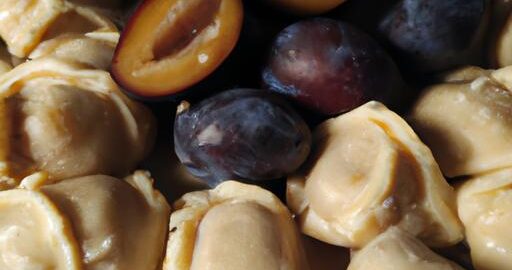 Knedlíky se švestkovým kompotem