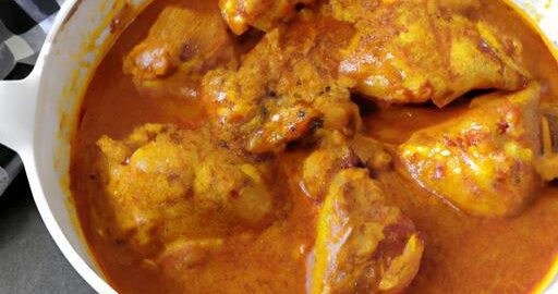 Kuře v pikantní omáčce curry