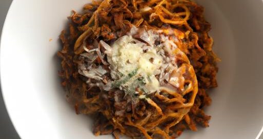 Bolognese špagety s parmazánem