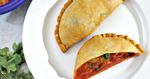 Pikantní kuřecí empanadas salsa