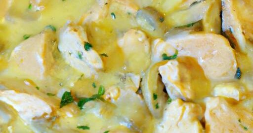 Kuře s houbami a smetanou