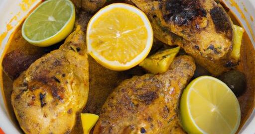 Marocký kuřecí tagine s citronem