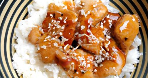 Japonské kuřecí teriyaki s rýží