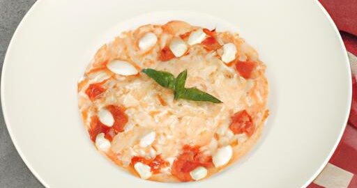 Rizoto s mozzarellou a rajčaty