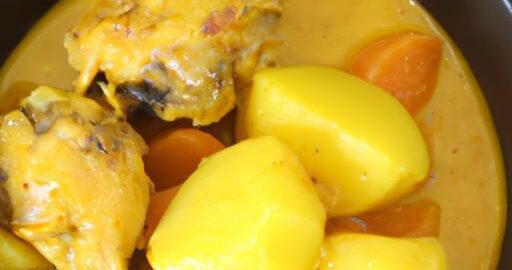 Kari z kuřecího masa a brambor