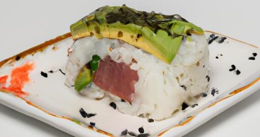 Sushirýže s tuňákem a avokádem