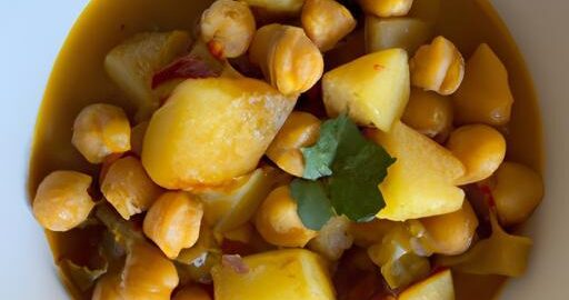 Kari z cizrny s brambory