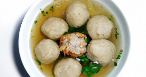 Bakso – indonéské polévka s masovými kuličkami