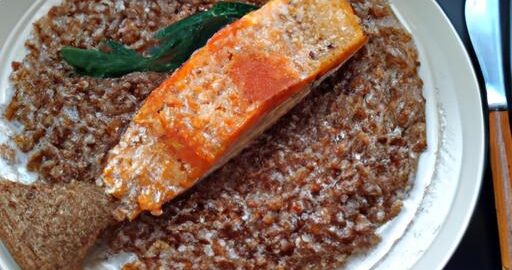 Losos v pohánkové krustě