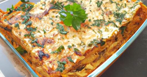 Veganské lasagne s čerstvými bylinkami