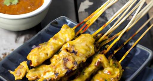 Sate ayam – kuřecí satévpálci