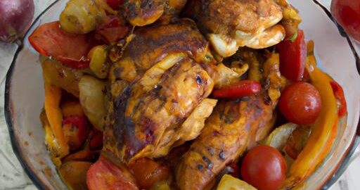 Ratatouille s grilovaným kuřecím masem