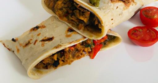 Chapati plněná zeleninou