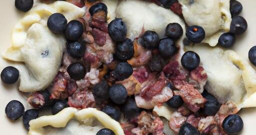 Knedlíky se slaninou a borůvkami