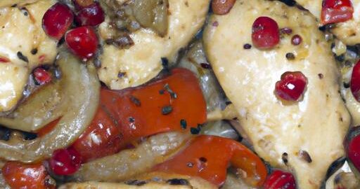 Kuře v granátovém jablku a ořechu