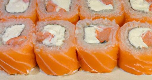 Sushi rolky z lososa