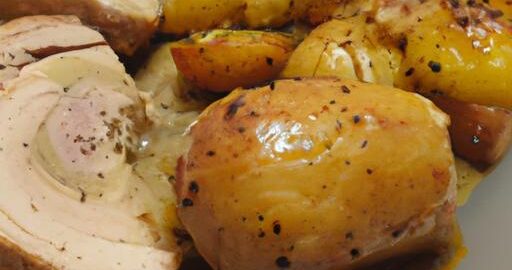 Pečená vepřová panenka s bramborem