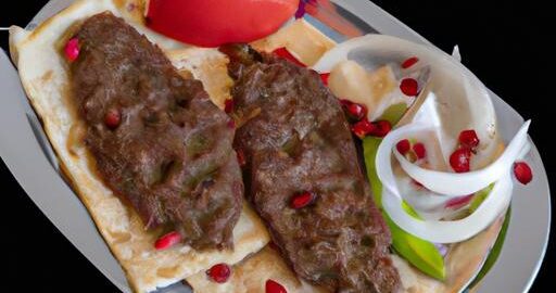 Džudžeh kabáb z jehněčího masa