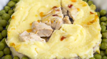 Kuřecí soufflé s hráškem