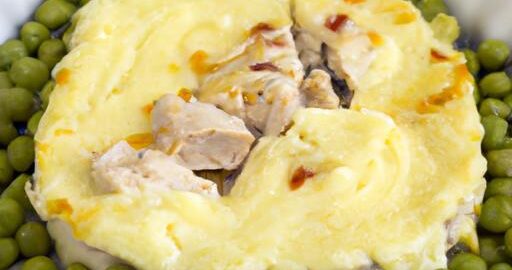 Kuřecí soufflé s hráškem