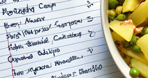 Recept na bramborové kari s hráškem