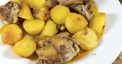 Kuřecí krkovice s bramborem