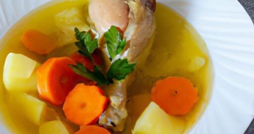 Kuřecí vývar se zeleninou