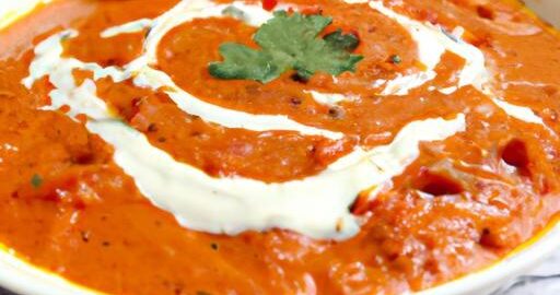 Rajčatový dhal s kokosovým mlékem