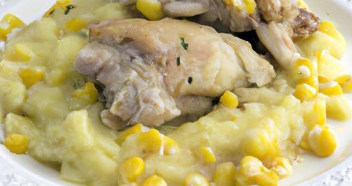 Kuře s kukuřičným pyré