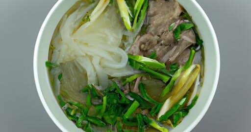 Pho bo – Vietnamská polévka s hovězím