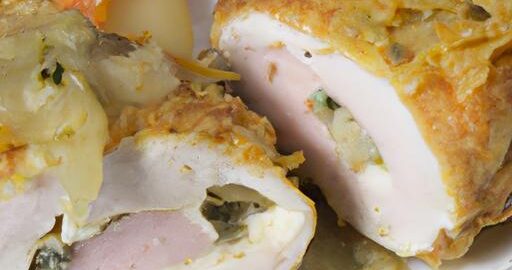 Kuřecí rouláda s nivou