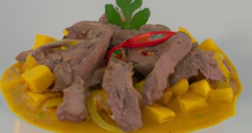 Kachna s mango a chilli