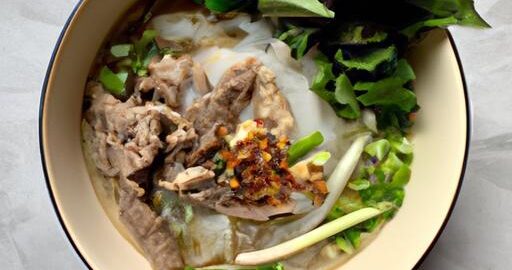 Vietnamské nudle Pho Bo