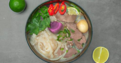 Pho bo- vietnamská nudlová polévka