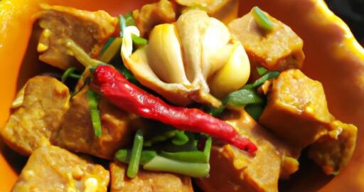 Křupavé tofu s kari omáčkou