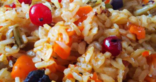 Zeleninový pilav s berberisem