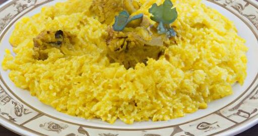 Kořeněná kuřecí rýže s šafránem