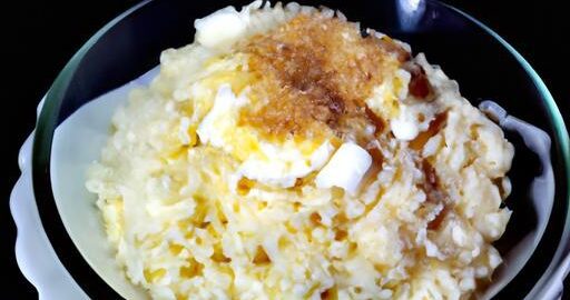 Smažený rýžový nákyp s vejci