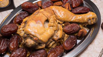 Egyptské kuře s datlemi