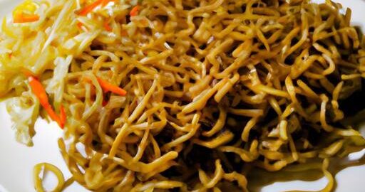 Smažené nudle Yakisoba
