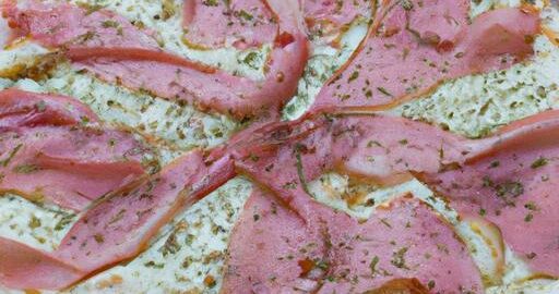 Italská pizza s mozzarellou a šunkou