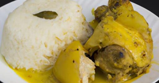 Iracký kuřecí masgouf s rýží