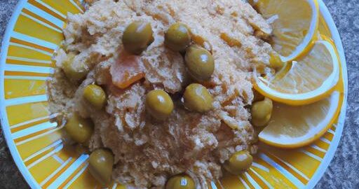 Kuskus s olivami a citronem