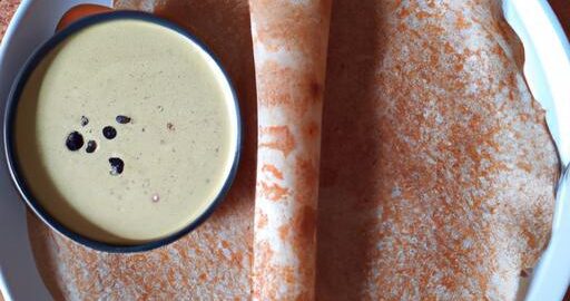 Dosa s bramborovou omáčkou