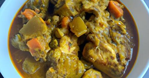 Měkký kari se zeleninou