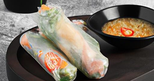 Vietnamské jarní závitky s omáčkou